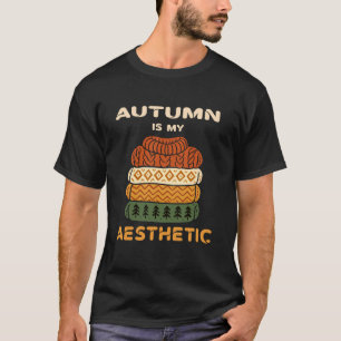 Camiseta El otoño es mi estética, divertido otoño es mi fav