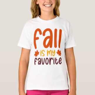 Camiseta El otoño es mi favorito - Diseño de cita acogedora