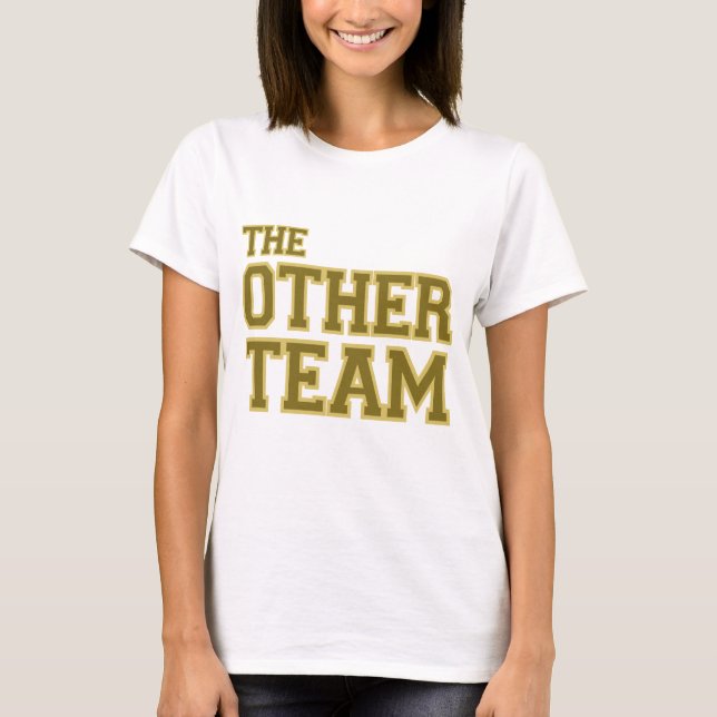 Camiseta El otro equipo (oro) (Anverso)