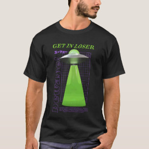 Camiseta El OVNI se mete en el secuestro marciano perdedor 