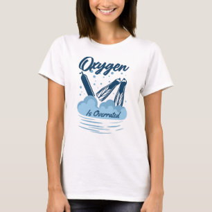 Camiseta El oxígeno está sobrevalorado - Para los nadadores