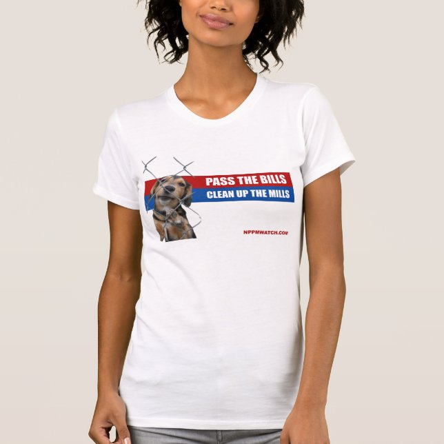 Camiseta El PA aprueba las leyes/limpia los molinos (Anverso)