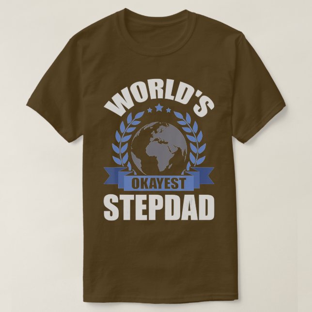 Camiseta El padrastro de Step-Dad del mundo mejor (Diseño del anverso)