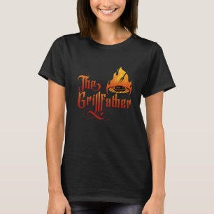 Camiseta El padre asador cocinando carne asador