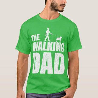 Camiseta El padre caminante amigo Labrador amante de pasear