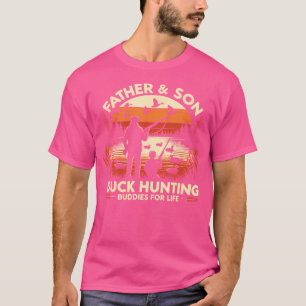 Camiseta El padre cazador de pato Son Waterfowl Buda de caz