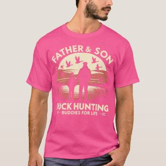 Camiseta El padre cazador de pato Son Waterfowl Buda de caz