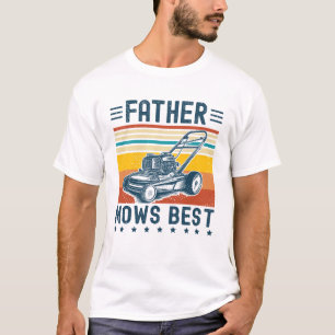 Camiseta El padre consigue la mejor cosecha de césped diver
