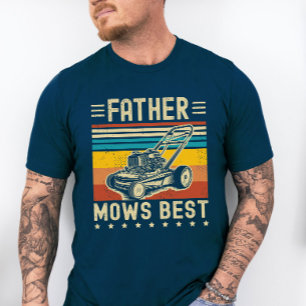 Camiseta El padre consigue la mejor cosecha de césped diver