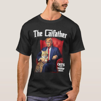 Camiseta El Padre De Las Pistas Gata Para El Presidente Tru