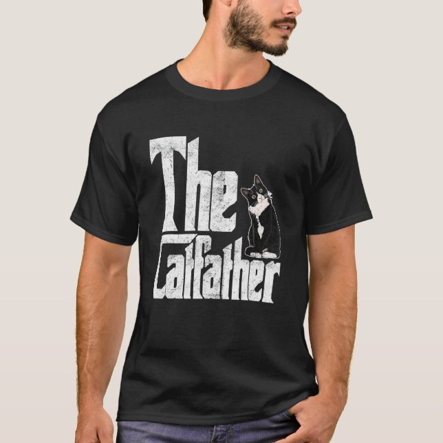 Camiseta El padre del gato Mafia Whiskers (Anverso)