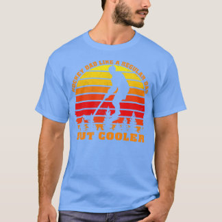 Camiseta El padre del hockey como un padre normal pero geni