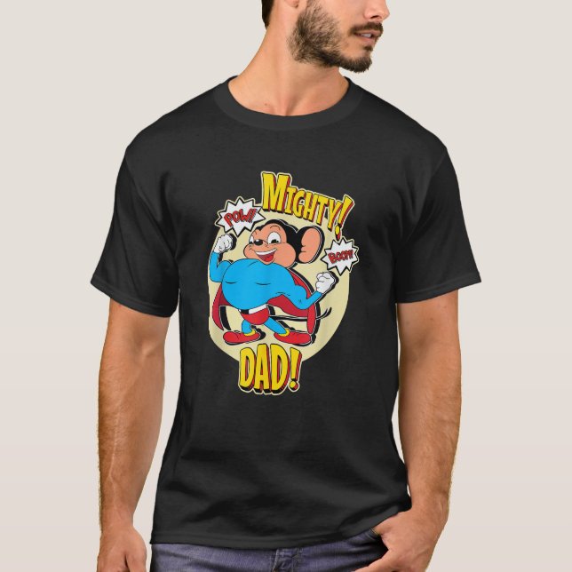 Camiseta El padre del padre del superhéroe y el padre del p (Anverso)
