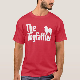 Camiseta El padre del perro de Pomerania es gracioso