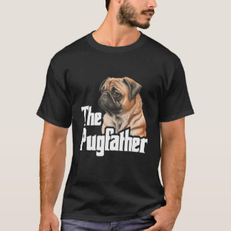 Camiseta El padre del Pugfather s Day Perg Lover Mascota Pu