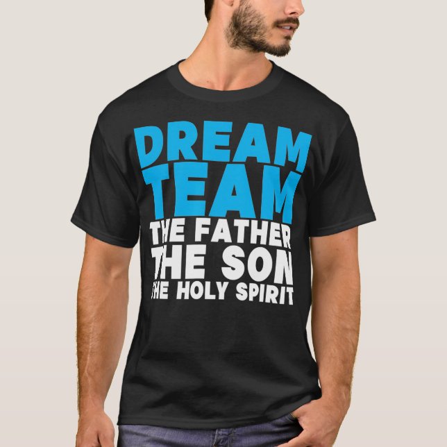 Camiseta El Padre El Hijo El Espíritu Santo Jesu (Anverso)