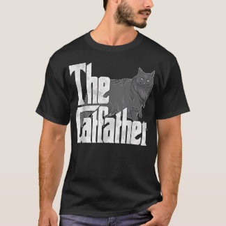 Camiseta El padre gato El padrino gato Maine Coon Padre gat