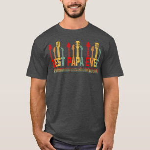 Camiseta El padre guitariano mejor papá que nunca el día de