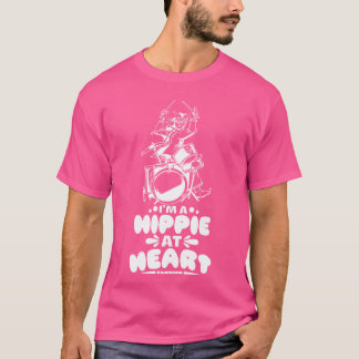 Camiseta El padre hippie frío tambora la familia de la músi