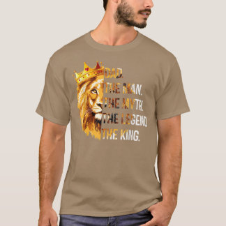 Camiseta El Padre León El Hombre El Mito La Leyenda El Rey
