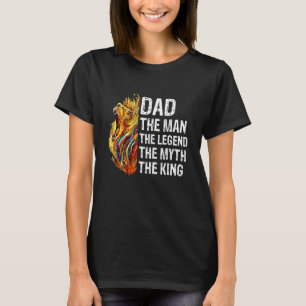 Camiseta El Padre León El Hombre El Mito La Leyenda El Rey