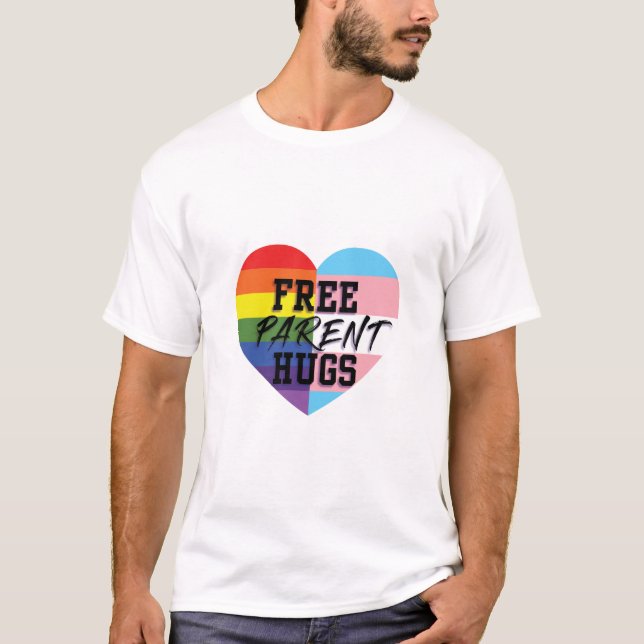Camiseta El padre libre abraza mercancías de la calidad de (Anverso)