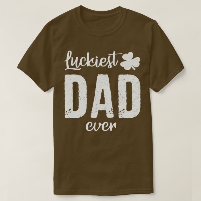 Camiseta El padre más afortunado de la historia (Diseño del anverso)