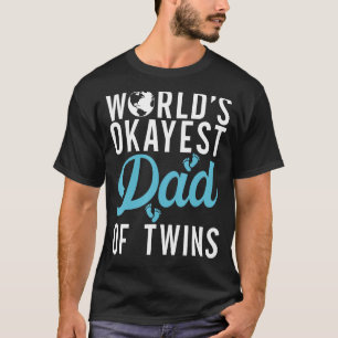 Camiseta El padre más feliz del mundo de los gemelos