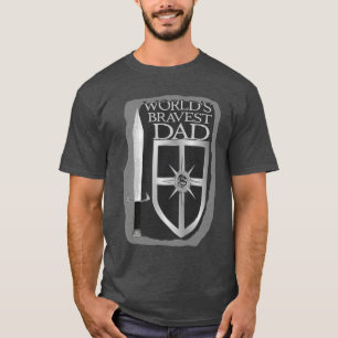 Camiseta El padre más valiente del mundo