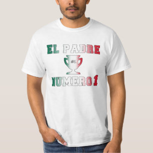 Camiseta EL Padre Número 1 papá #1 en el día de padre