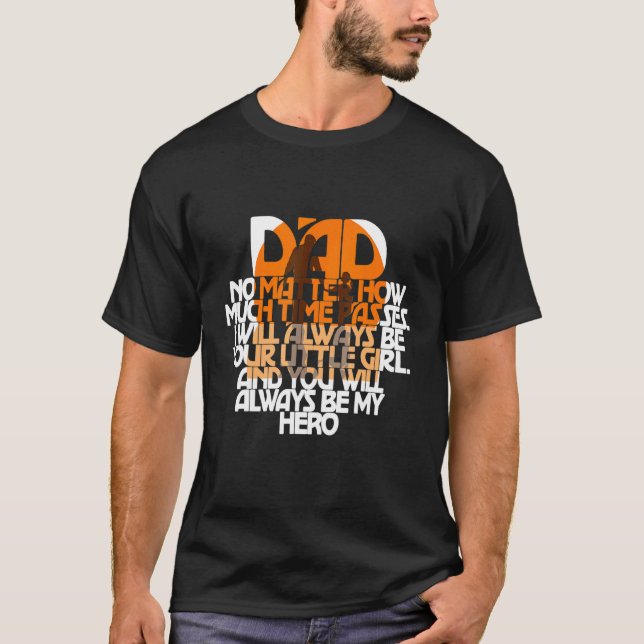 Camiseta El padre original del hombre no importa cuánto tie (Anverso)