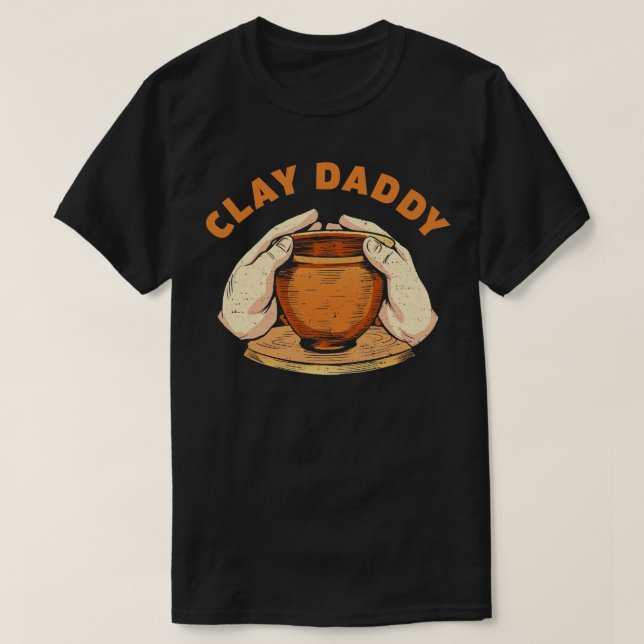 Camiseta El padre Potter de Clay Daddy fue una poesía diver (Diseño del anverso)