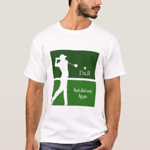 Camiseta el padre regalo golf, mejor padre por par