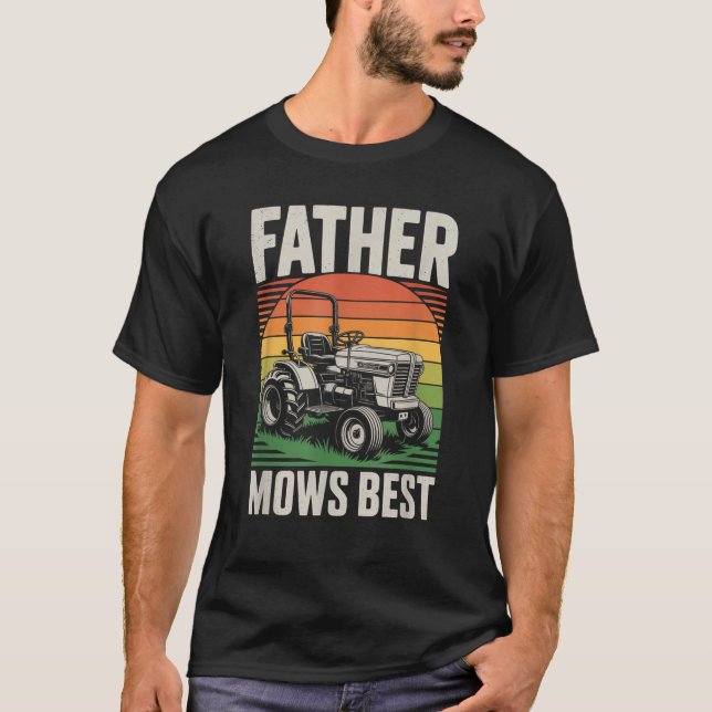 Camiseta El padre retro se vuelve mejor - Dia del padre div (Anverso)