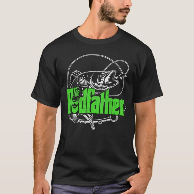 Camiseta El padre Rodfather Funny and Fishmen Gifts Fishing (Anverso)