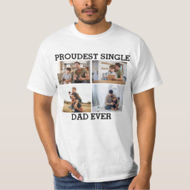 Camiseta El padre soltero más orgulloso de todos los Collag