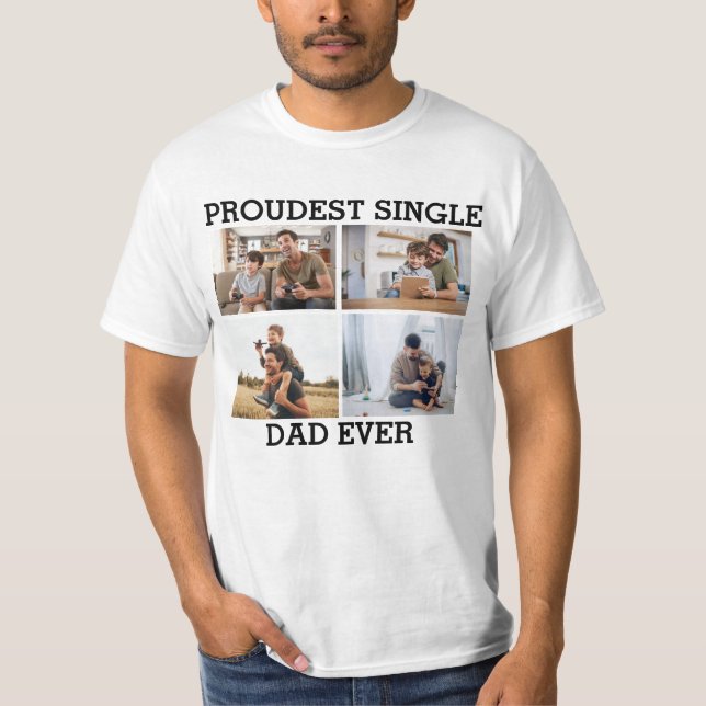 Camiseta El padre soltero más orgulloso de todos los Collag (Anverso)