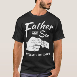 Camiseta El padre y el hijo concuerdan con la leyenda y el