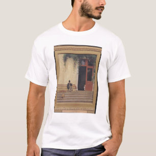 Camiseta El padre y el hijo del artista en el umbral
