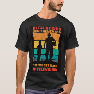 Camiseta El padre y el hijo del fútbol diciendo cosecha
