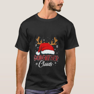 Camiseta El padrino Claus Santa Navidades Red Plaid M