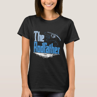 Camiseta El padrino de la caña Parodia divertida de pesca