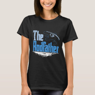 Camiseta El padrino de la caña Parodia divertida de pesca