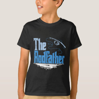 Camiseta El padrino de la caña Parodia divertida de pesca