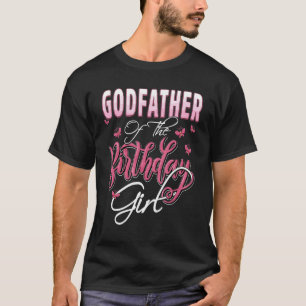 Camiseta El padrino de la familia Chica de cumpleaños coinc