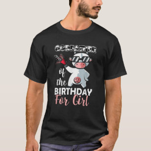 Camiseta El Padrino De La Familia Chica De Cumpleaños Cow L