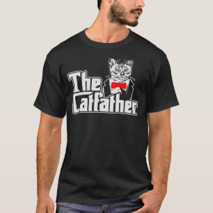 Camiseta El padrino de los gatos Amante del padre del gato