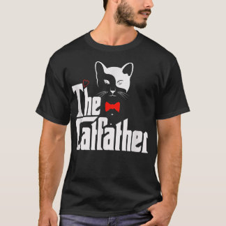 Camiseta El padrino de los gatos para hombres, regalo diver