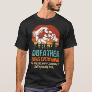 Camiseta El Padrino De Los Hombres Conoce Todo Lo Que La Fa