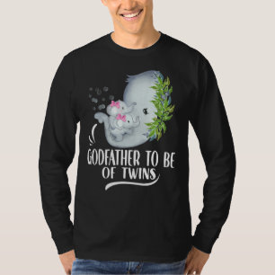 Camiseta El Padrino De Los Hombres Para Ser De Los Gemelos